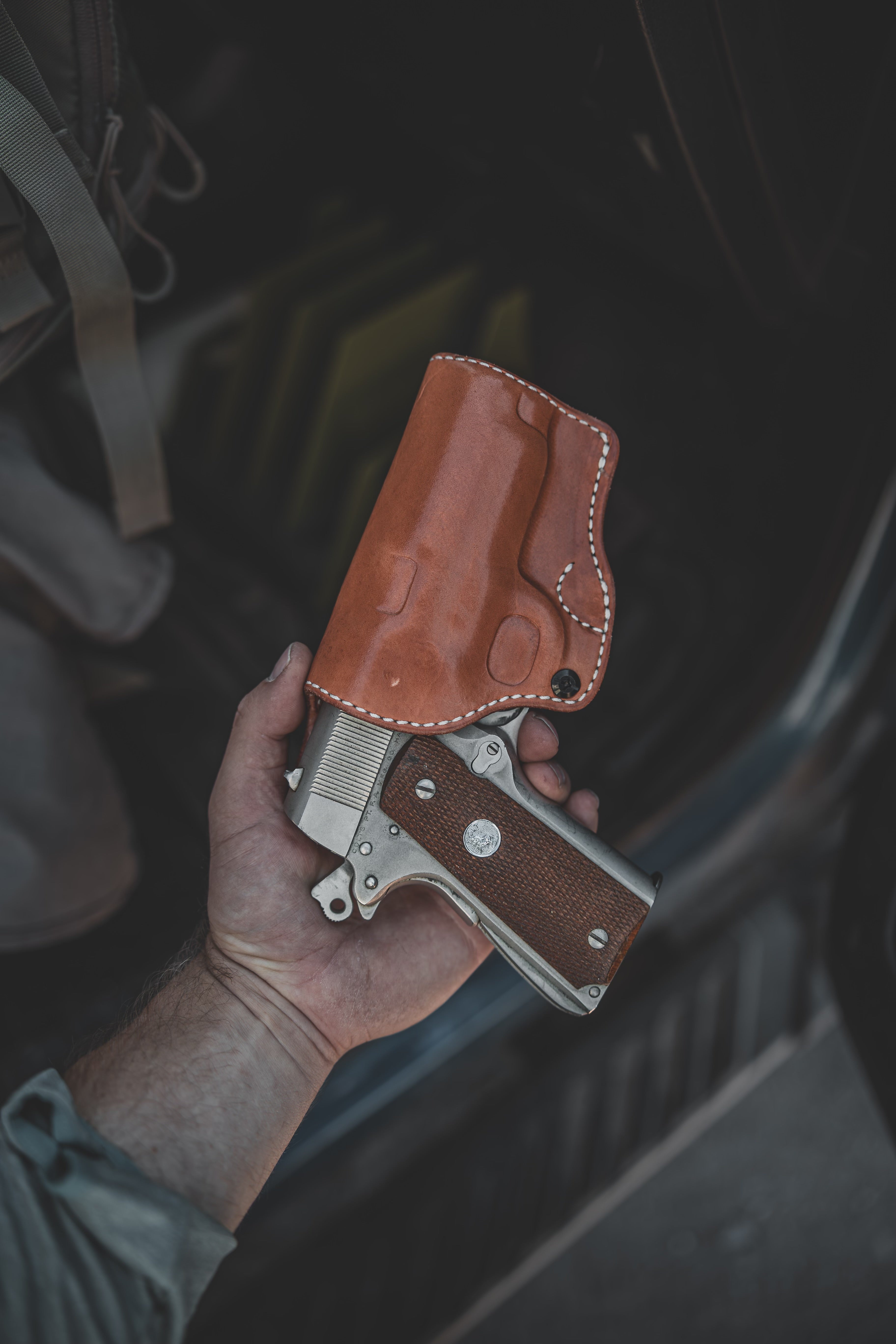 Leather Hip Holster-HH12 | Diamond D Custom Leather | Handmade