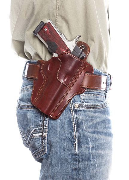 Leather Concealed Carry Pancake Holster
