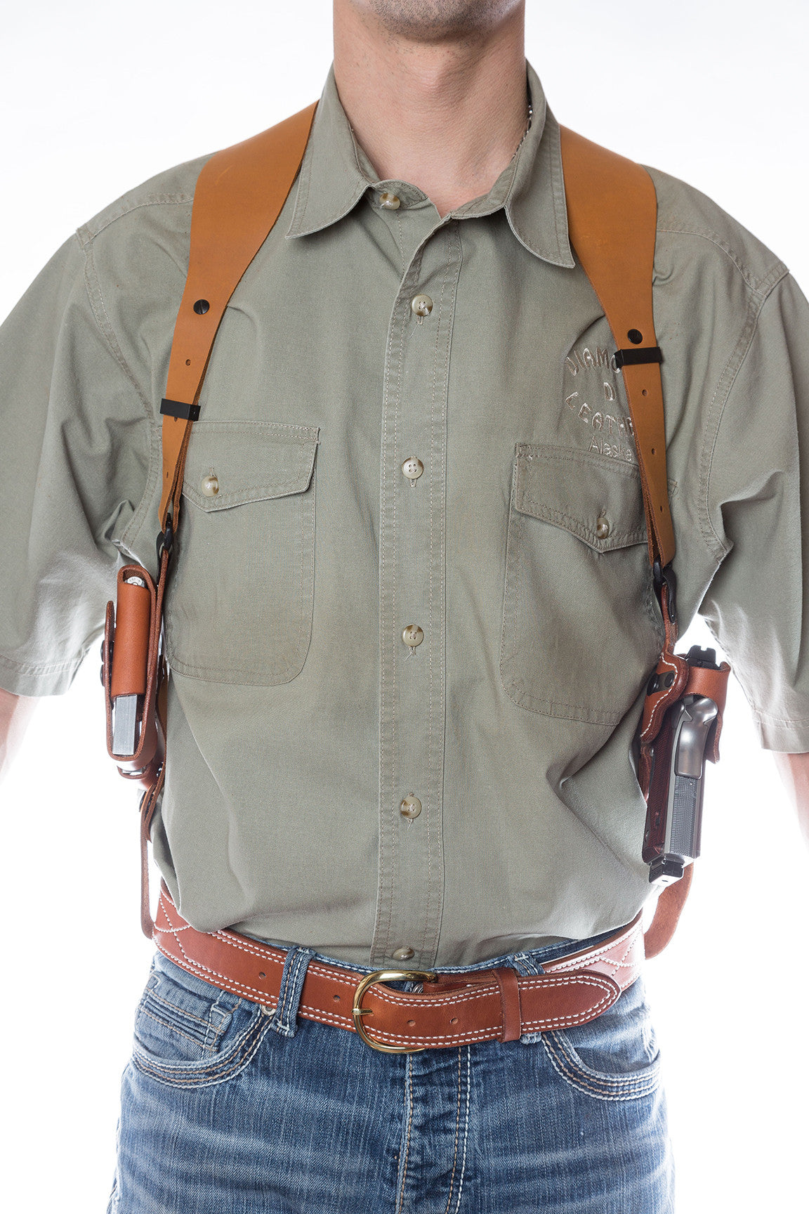 Leather Shoulder Holster, the Simple Shoulder Holster (SSR