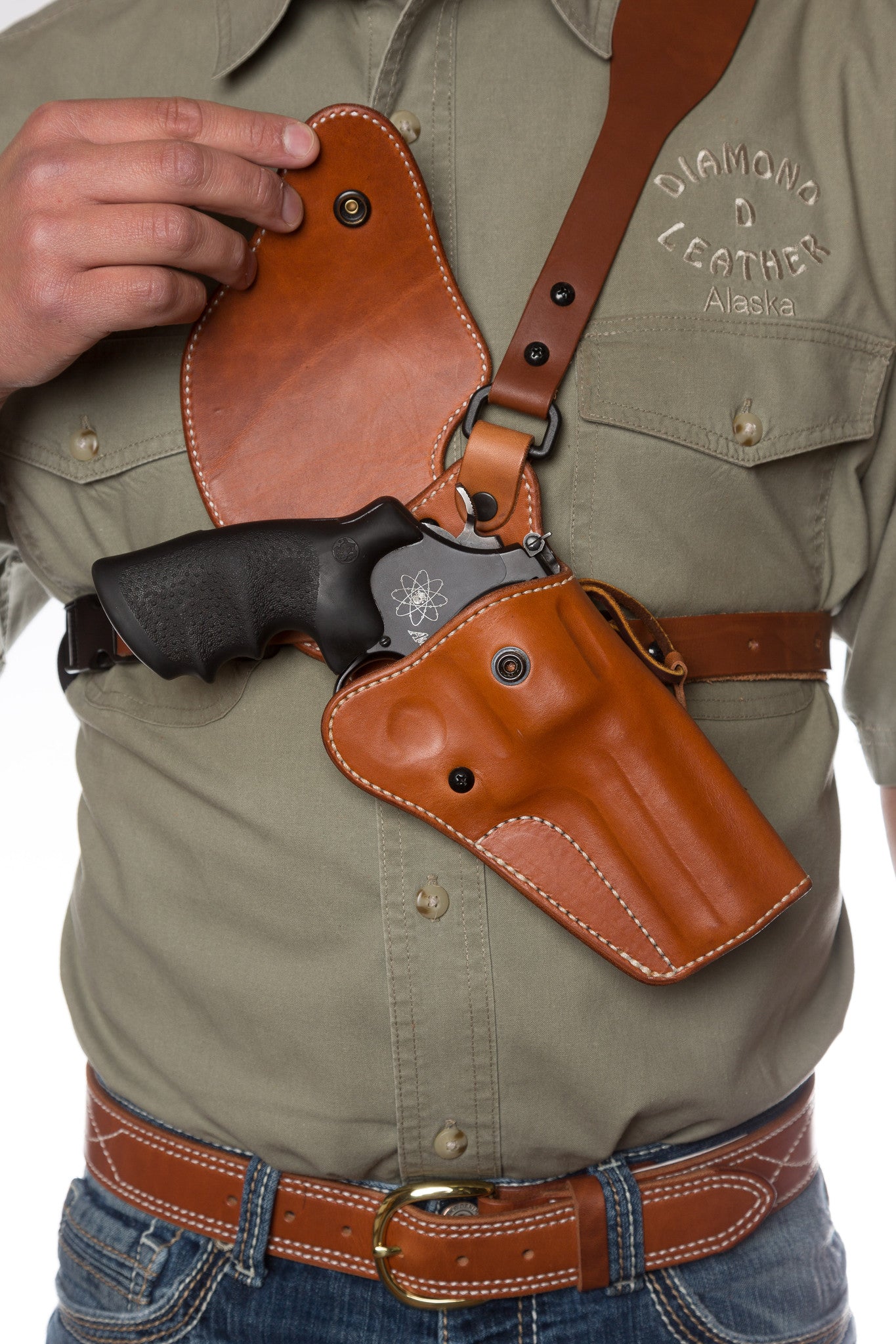 Guides Choice Leather Chest Holster The ULTIMATE Outdoor Gun Holster guides-choice-leather-chest-holster-the-ultimate-outdoor-gun-holster